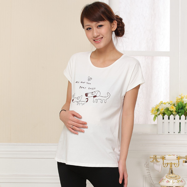 Casual all-match maternity basic shirt maternity t-shirt maternity clothing summer