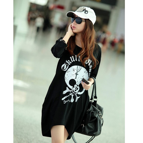Casual design long maternity t-shirt spring and autumn maternity clothing fashion loose basic shirt top xycc102