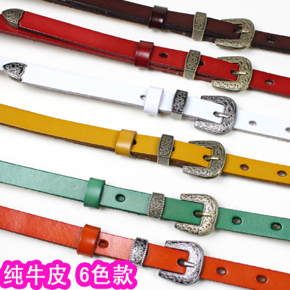 Casual fashion women's genuine leather all-match belt cowhide jeans strap a4