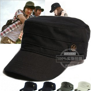 Casual male women's vintage rivet cadet cap summer sun-shading military hat sun hat