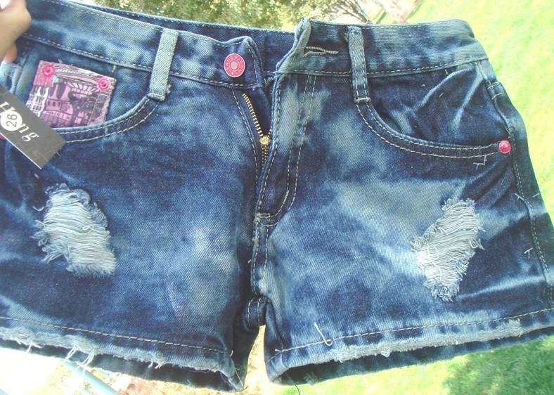 Casual wardrobe denim shorts female jeans 2012 spring and summer all-match loose blue