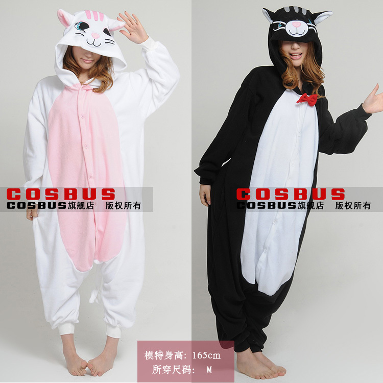 cat  animal one piece sleepwear lovers lounge pajamas