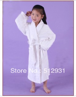 Cattle hilift 100% cotton child robe thickening toweled bathoses quality bathrobes
