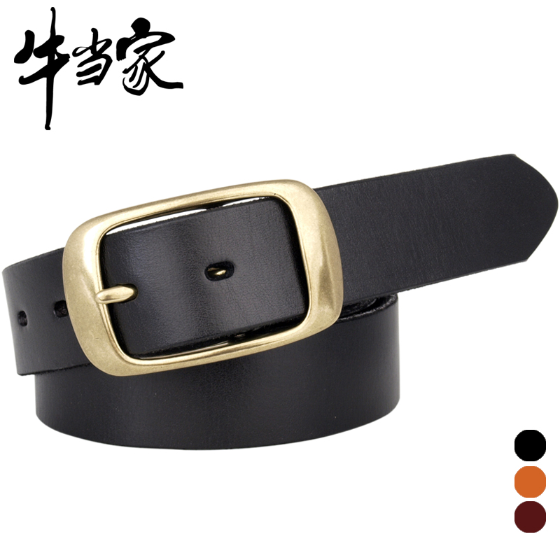 Cattle strap genuine leather fashion Women women's cowhide belt first layer of cowhide all-match belt female 263