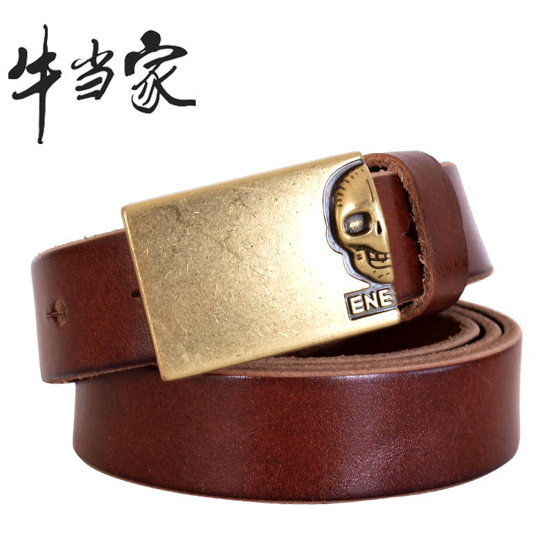 Cattle strap Women women's genuine leather belt cowhide women's belt fashion vintage all-match belt female 167