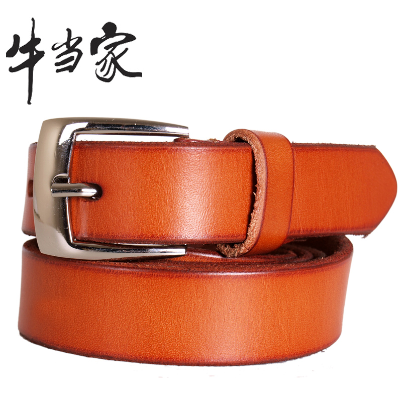 Cattle strap Women women's genuine leather belt strap female belt female all-match women's strap 700