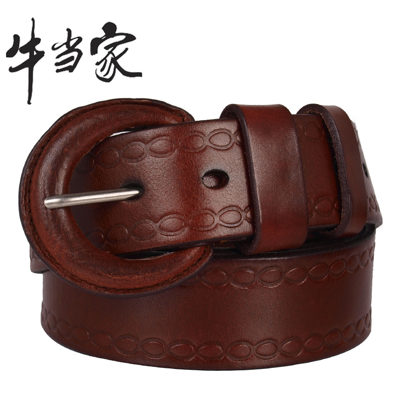 Cattle women's belt cowhide strap female genuine leather genuine leather strap female first layer of cowhide anti-allergic np133