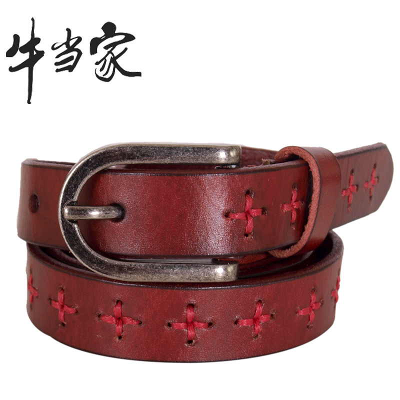Cattle women's belt fashion strap Women genuine leather belt female all-match belt female fine cowhide 759