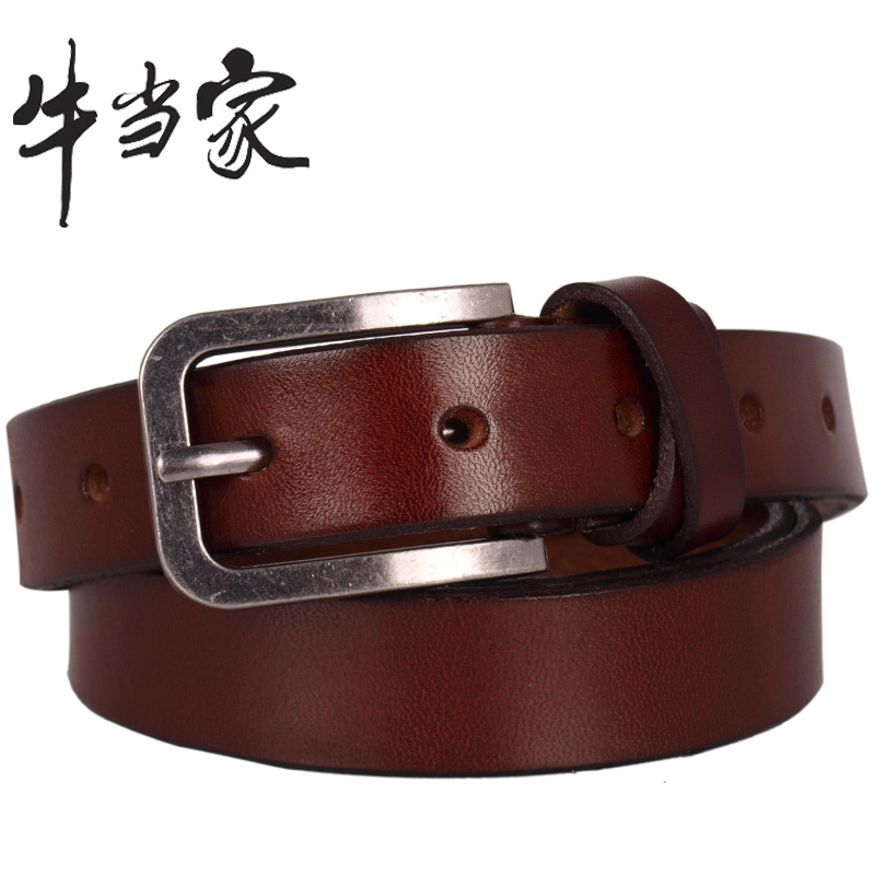 Cattle women's strap cowhide women's belt genuine leather strap female belt first layer of cowhide np136