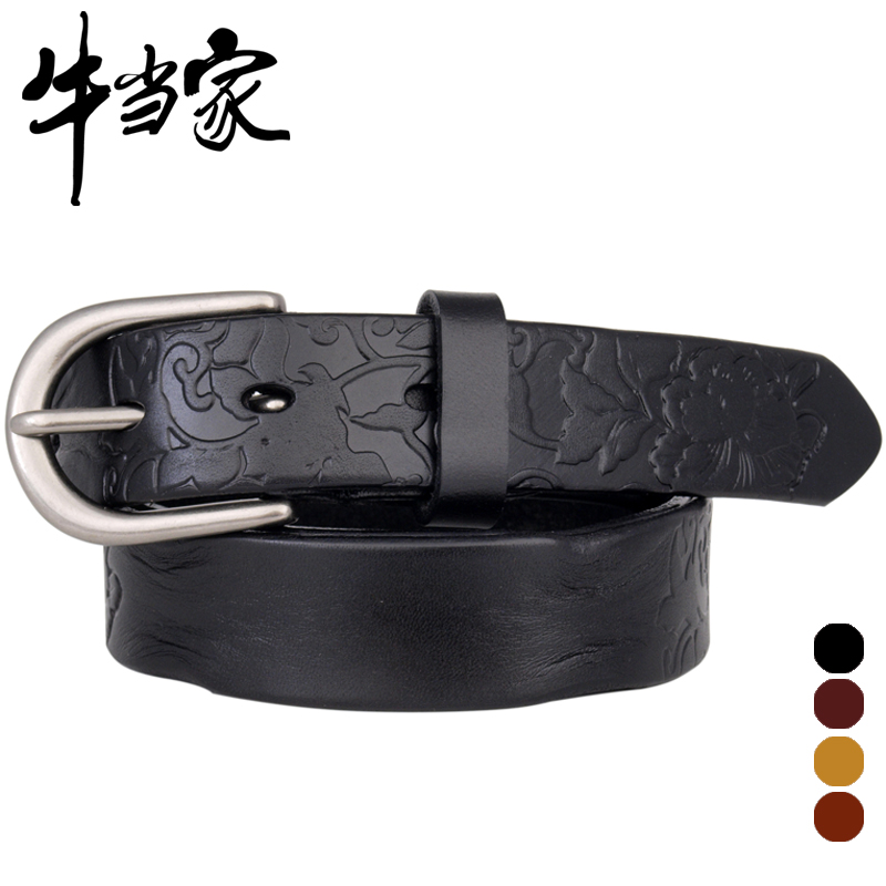 Cattle women's strap genuine leather fashion belt female genuine leather first layer of cowhide np543