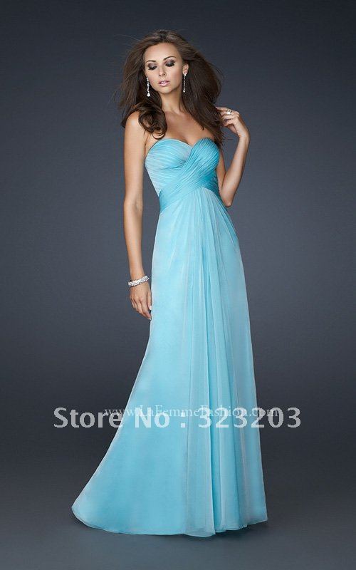 CD003 Color free New Designer OEM sweetheart floor length A-line dress with two beeded cross on back chiffon celebrity dress