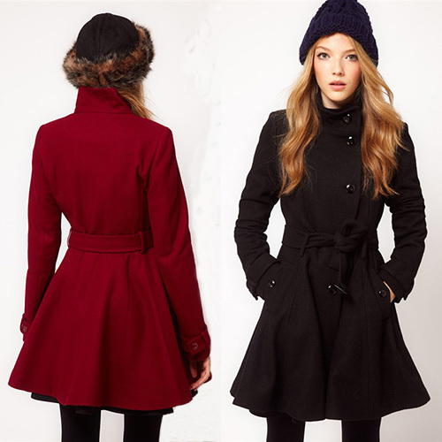 [Cerlony]Free Shipping Trench Women Single Breasted 2013 New Slim Fit Fashion Long Brand LADY Trench Overcoat ASOS Outwear 01 A