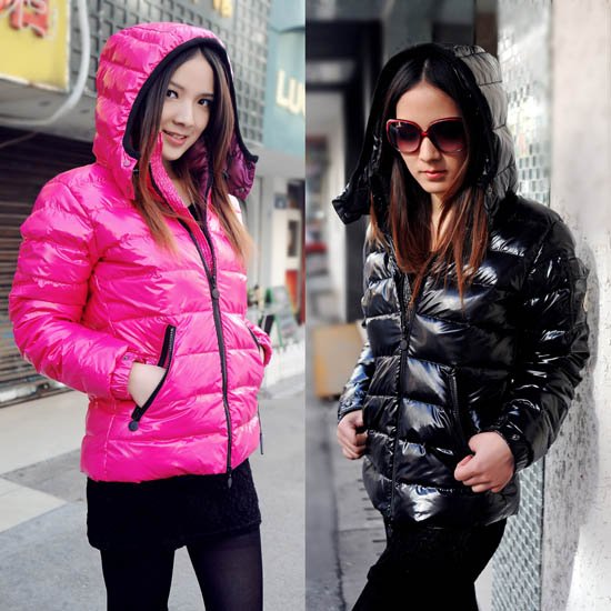[Cerlony]Free Shipping Winter Jacket Women Duck Down Coat Puffer Shiny Jacket Hooded Down Jackets Parka Coats Ladies EiderDown01