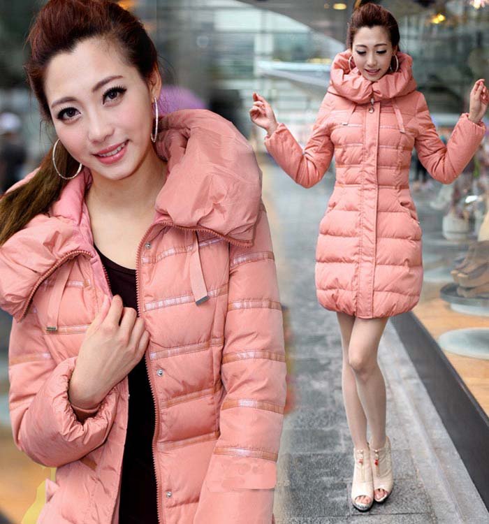 [Cerlony]Free Shipping Women's Down Jacket New Winter Jackets Parka Coats Brand Long Down Coat Parka Womens Hooded EiderDown 06