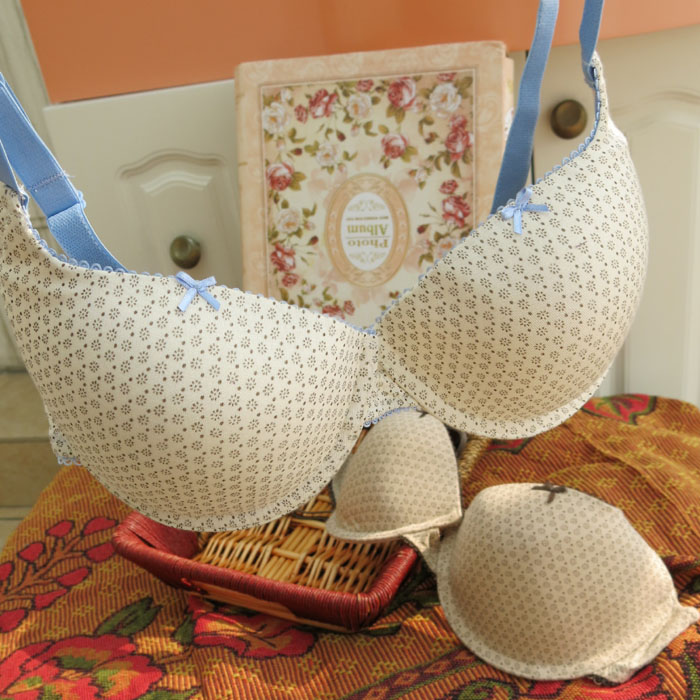 Ch2 comfortable modal cotton fancy fresh belt bra insert underwear