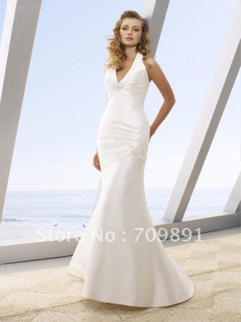 Cheap Bridal Dress Wholesale-Sexy Discount Couture Beach Wedding Gowns weddingdresses00090