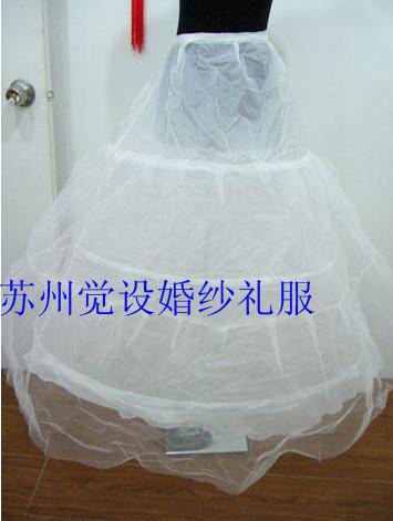 cheap free shipping Suzhou wedding dress short skirt 0063 slip pannier 3 ring