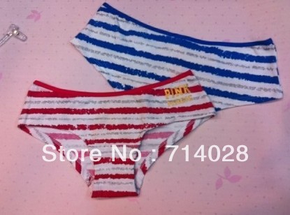cheap lingerie free shipping  Victornia pink Sexy Hiphuggers Women Love pink Panties waist short pants female boxer underwear