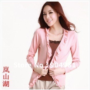 Cheap Price FREE SHIPPING   long sleeve overcoat/stripe knitwear/Women Sweater