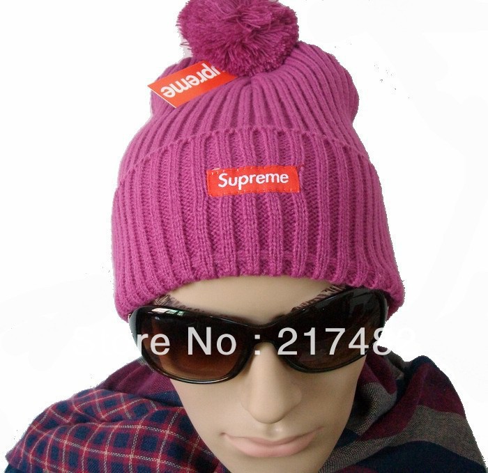 cheap Supreme Ribbed Beanie Hats Match The Desires Of Everybody purple freeshipping!