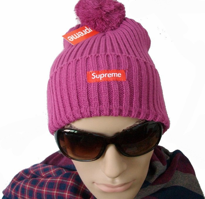 cheap Supreme Ribbed Beanie Hats  Match The Desires Of Everybody purple freeshipping!