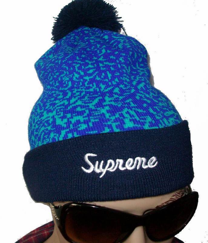 cheap Supreme Speckle sports Beanie Hats Match The Desires Of Everybody blue top quality !