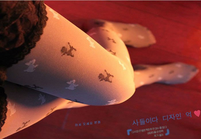 Cherry In The Eden, Free Shipping, 2012 New Arrival Poodle Pattern Stockings, Tight Panty Hose, PH061