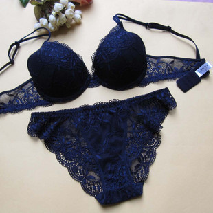 Cherry underwear aesthetic luxury noble sexy lace push up bra set