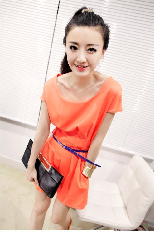Chiffon Dress Pants Shorts short-sleeved Jumpsuit significantly thinner 2814