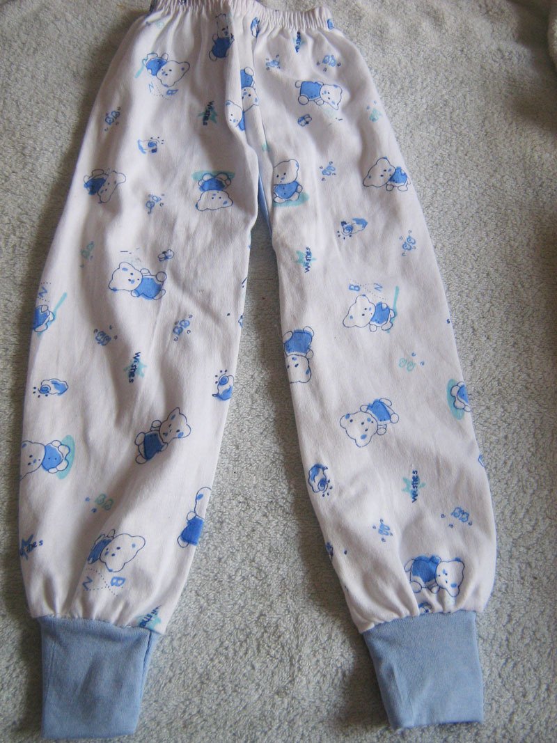 Child 100% cotton long johns baby pants 100% cotton male female child spring and autumn pajama pants panties
