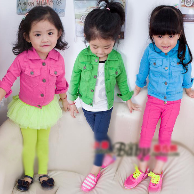Child clothing female baby spring 2013 100% cotton long-sleeve jacket outerwear