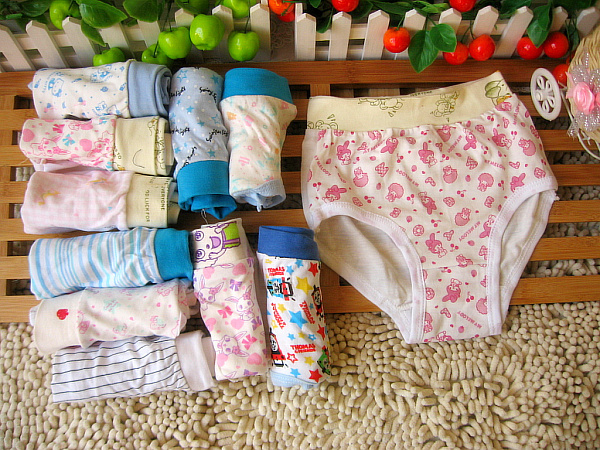 Child derlook panties 1 2 3 male panties plus size loose baby panties