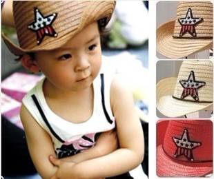 Child hat strawhat child sunbonnet straw braid cowboy hat cowboy hat general