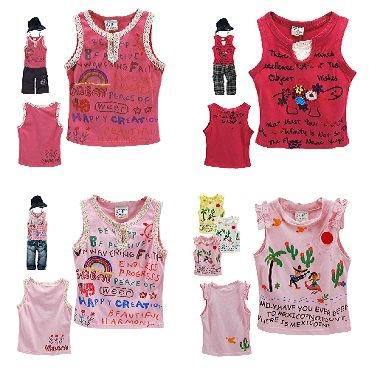Child summer male child girls clothing T-shirt sleeveless vest summer