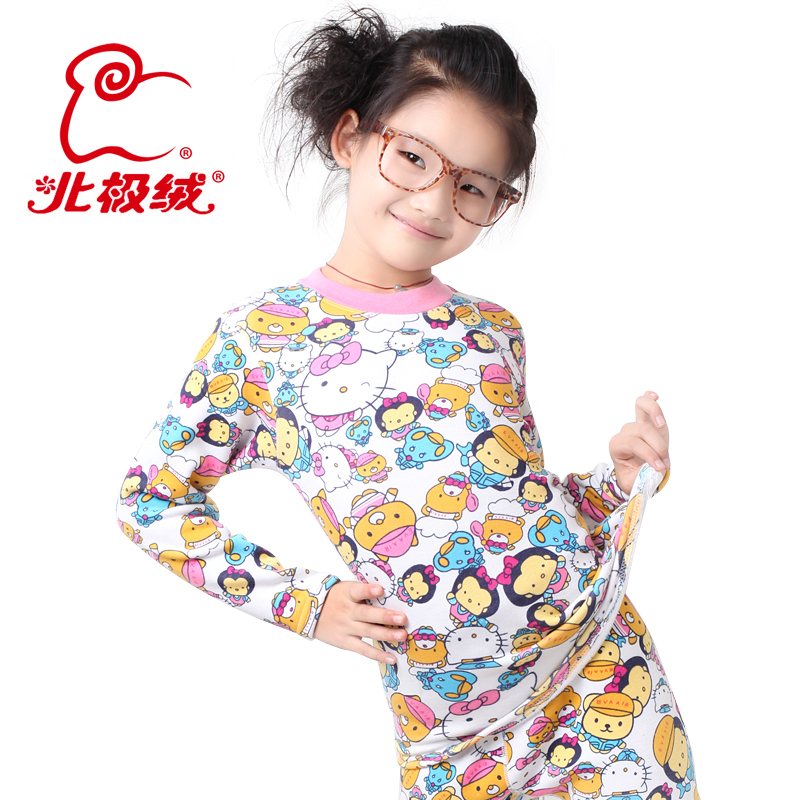 Child thermal underwear set thickening thermal underwear