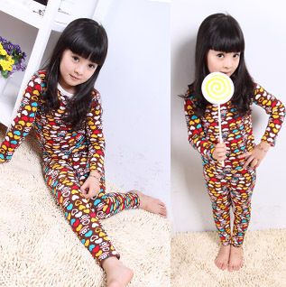 Children autumn h01 lounge child set of underwear and underpants underwear set