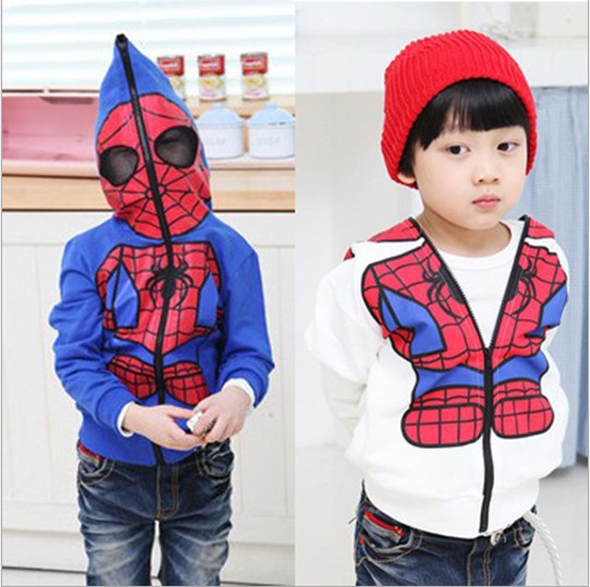 Children Clothing  Children Spider Man Sweater/ hoodies Girl's and Boy's Sweater/Kids Clothes/Kids Sweater Freeshipping, TSW026