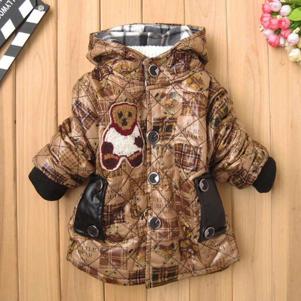 children coats wholesale kids cute outwear cotton free shipping 3pieces/lot 2012 new arrival popular clothes B148