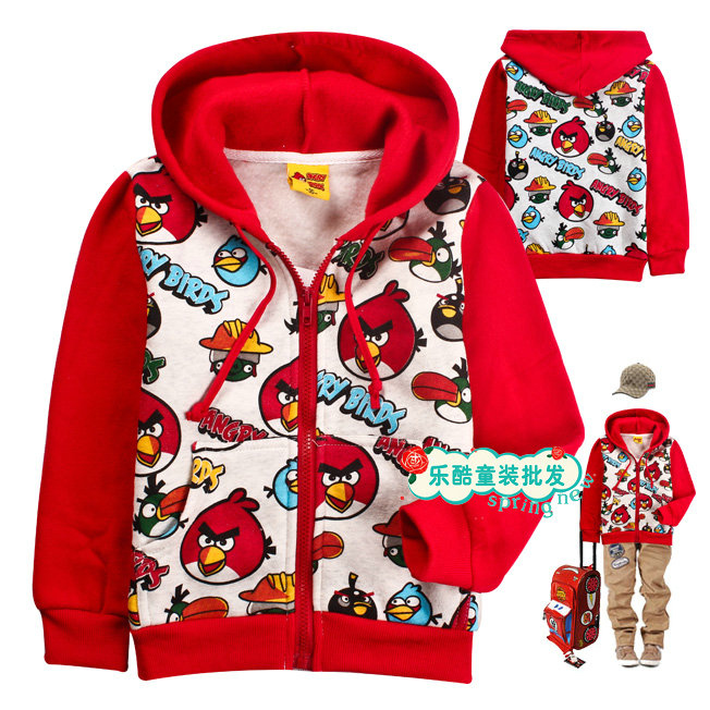 children's cartoon clothing outerwear 8108 fleece outerwear autumn and winter cardigan