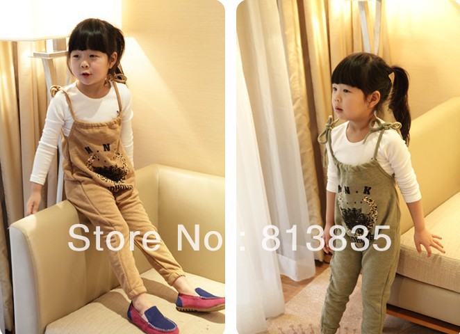 Children's casual overalls/ baby girls Overalls / children Overalls/ free shipping