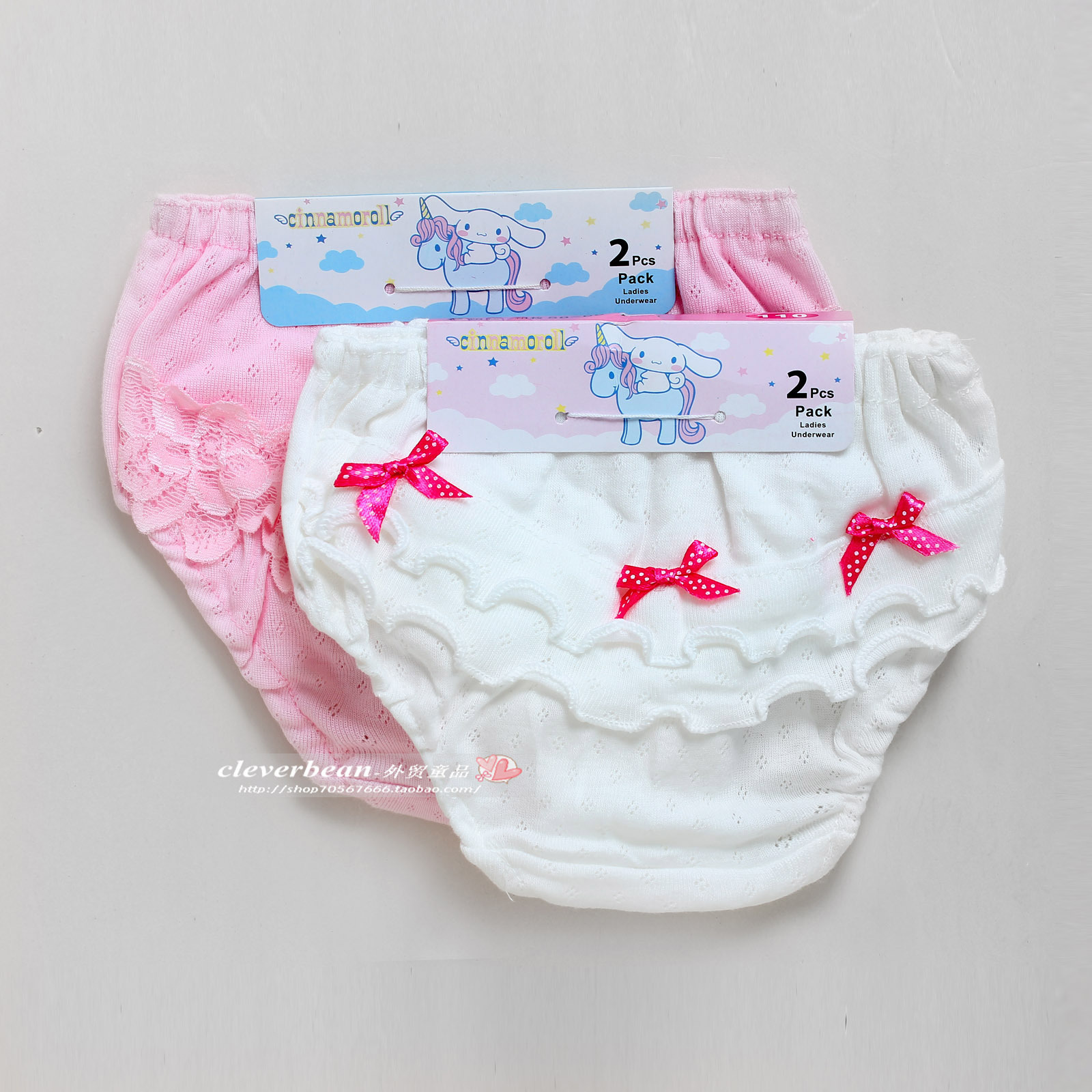 Children's clothing 100% cotton female child baby lace trigonometric panties bread pants learning pants underwear