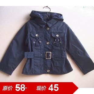 Children's clothing 2011 female child spring trench outerwear 233