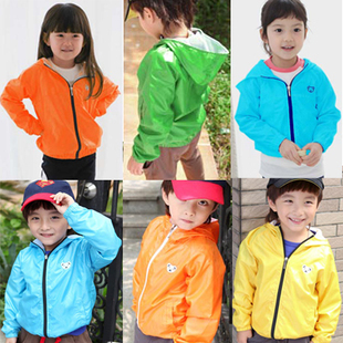 Children's clothing 2012 autumn male child female child baby thin trench windproof outerwear