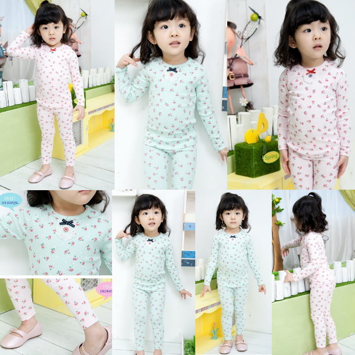 Children's clothing 2012 female child autumn and winter baby 100% cotton lounge basic child set cy1617