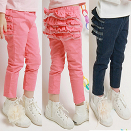 Children's clothing 2012 female child autumn casual pants trousers casual child trousers ck2915