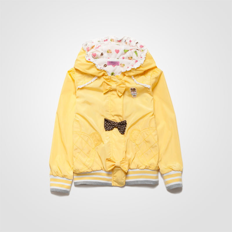 Children's clothing 2013 spring child baby female child outerwear autumn and winter short design trench lace hat zipper sweater