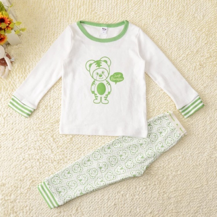 Children's clothing autumn 2012 male child female child thin 100% cotton thermal underwear set 2