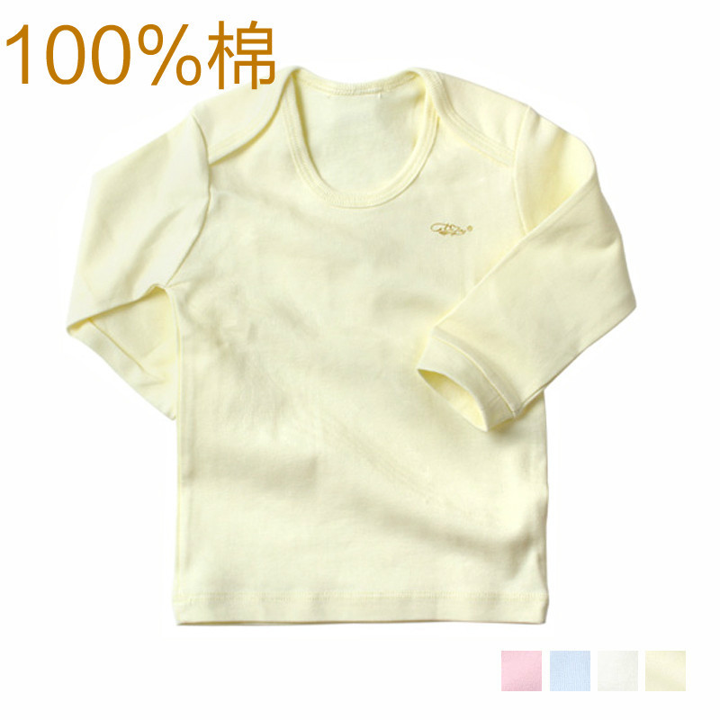 Children's clothing autumn and winter baby thermal underwear infant 100% cotton long johns underwear pullover