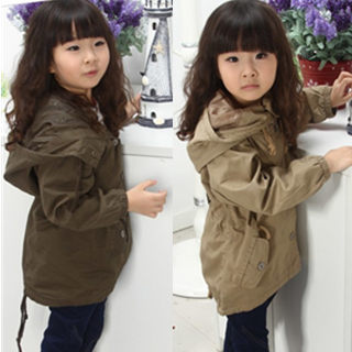 Children's clothing autumn and winter overcoat male female child child clothes kids clothes outerwear medium-long trench