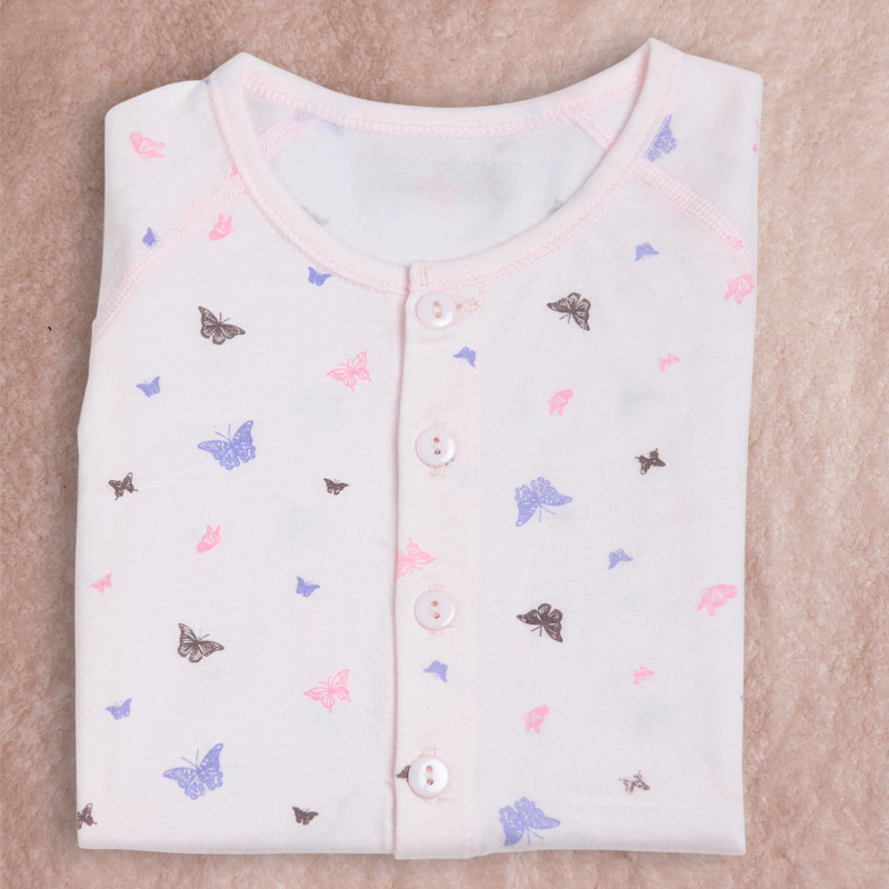 Children's clothing autumn baby underwear female child 100% cotton underwear infant boy underwear cardigan top